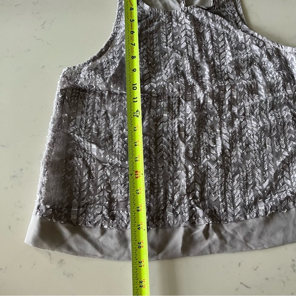 Forever 21 Gray Patterned Women's Top Size S - Picture 10 of 10